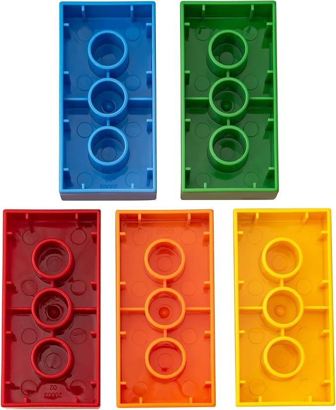 Driddle Big Building Blocks for Kids - STEM Toy - Classic Large Building Bricks - Compatible with All Major Brands - for Children All Ages - 50 Pieces