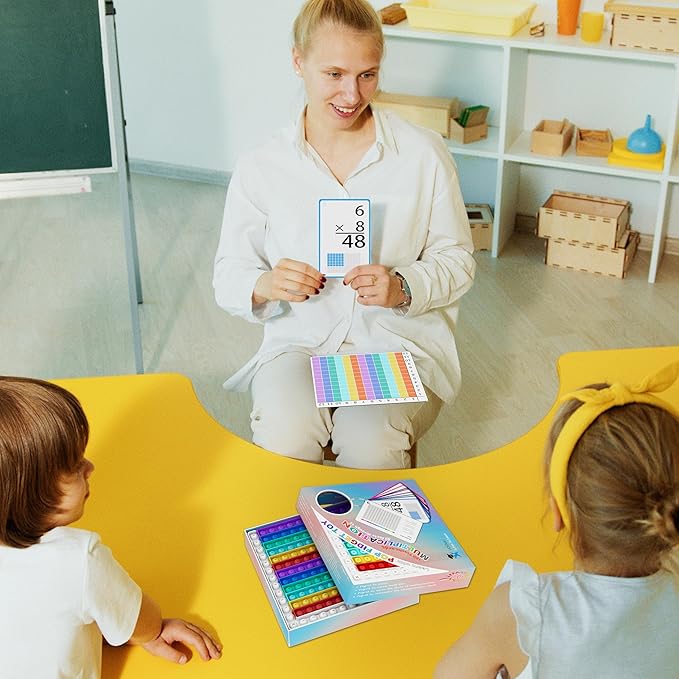Multiplication Flash Cards 3rd Grade with Multiplication Chart - Times Table Flash Cards Math Game Multiplication flashcards 0-12