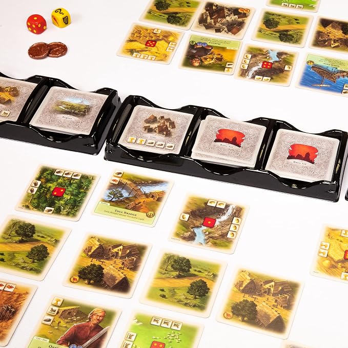 CATAN Rivals Card Game Deluxe Edition - Build, Trade, and Conquer with Enhanced Components! Family Game for Kids & Adults, Ages 10+, 2 Players, 45-60 Minute Playtime