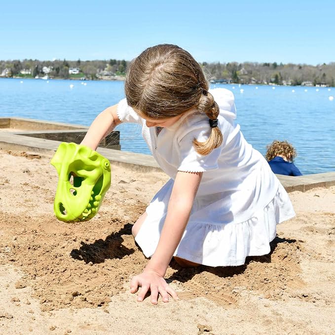 HABA Dinosaur Sand Glove - Ultimate Beach Toys for Kids 3-5, Award-Winning Sandbox Toys & Play Artifact for Digging and Excavation