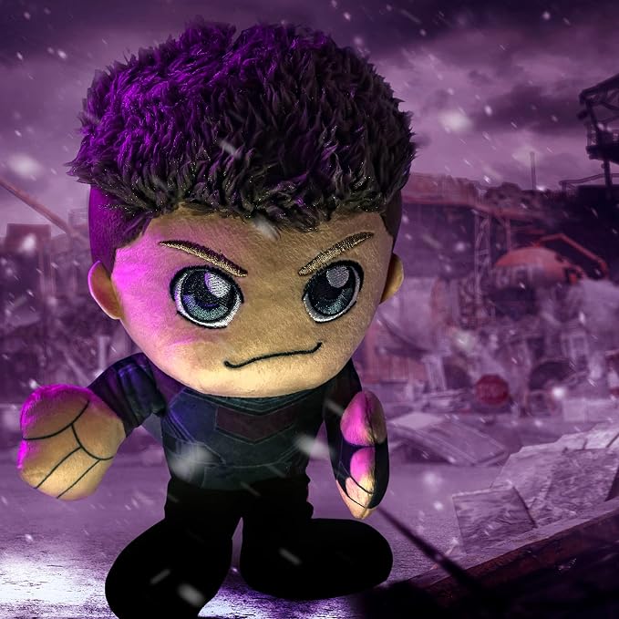 Bleacher Creatures Marvel Hawkeye 8" Kuricha Sitting Plush- Soft Chibi Inspired Toy
