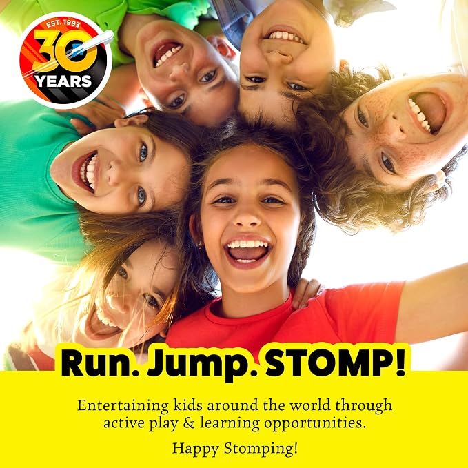 Stomp Racers Air Powered Race Cars by Stomp Rocket, Single Racer Pack - Dueling Stomp Racers Toy Car Launcher - Fun Backyard Outdoor & Indoor Multi-Player Kids Toys Gifts for Boys, Girls & Toddlers