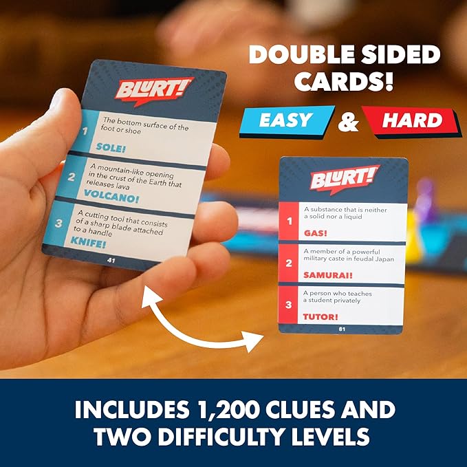 Educational Insights Blurt! The Think Fast, Shout-it-Out Party Game - Family Games for Kids and Adults, Board Games for Family Night, Fun Word Game, Ages 7+