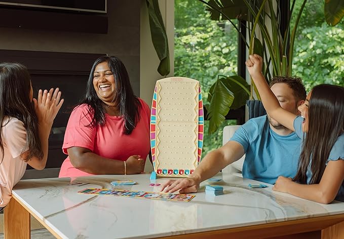 Buffalo Games Plinko Board Game - Model Plink Hi-Lo, 18-Inch, Multicolor - Fast-Paced Prize Drop & Bounce Action - Two-Player Tabletop Games for Group Fun - Classic TV Show Inspired Play
