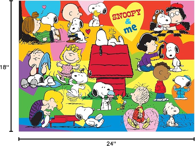 Roseart - Peanuts - Snoopy and Me - 300 Piece Jigsaw Puzzle