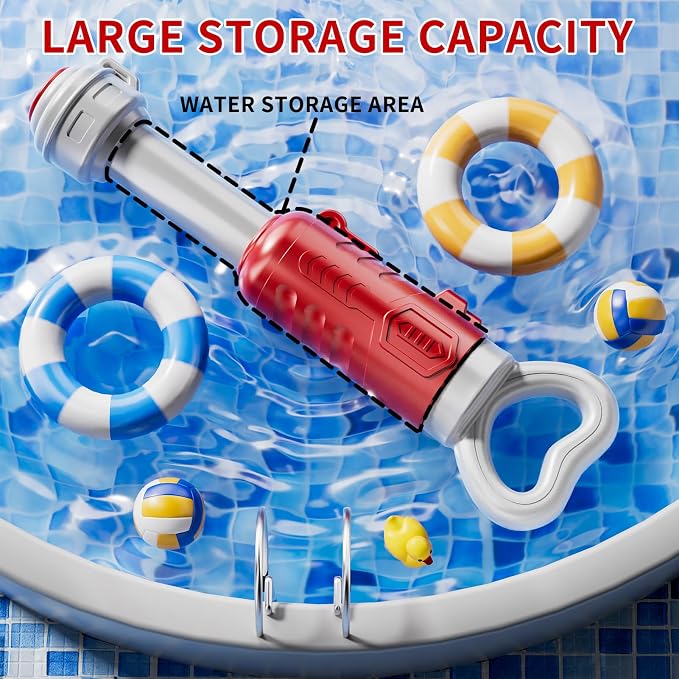 Water Guns for Kids, 6 PCS Squirt Guns Water Blaster Set, Water Squirter Blaster Pool Toys for Kids Toddlers Boys Girls 4-8, 6-8-10-12,Shooter Swimming Pool Party Outdoor Beach Sand Play Game Toys