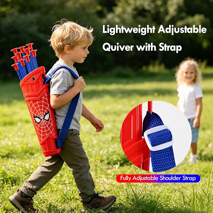 Bow and Arrow for Kids,LED Light Up Archery Set with 10 Suction Cup Arrows, 1 Standing Target, 3 Score Targets & 1 Quiver | Indoor Outdoor Sport Gifts for Boys Girls Ages 4 5 6 7 8 9 10