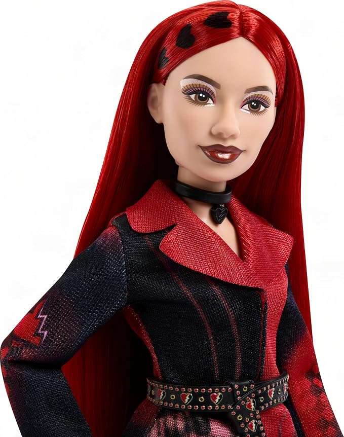Mattel Disney Descendants: Wicked Wonderland Tea Party Reveal with 7 Surprises, a Red Fashion Doll in Movie Inspired Clothes & Accessories