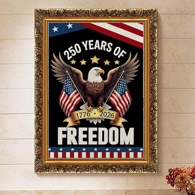 Paint by Numbers for Adults and Kids Beginner, American Flag Eagle Painting by Number Kits On Canvas, Number Artist Paint by Number Kit DIY Oil Painting Acrylic Paints, Home Wall Decor Gift 12X16inch