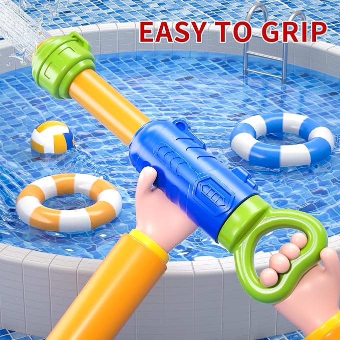 Water Guns for Kids, 6 PCS Squirt Guns Water Blaster Set, Water Squirter Blaster Pool Toys for Kids Toddlers Boys Girls 4-8, 6-8-10-12,Shooter Swimming Pool Party Outdoor Beach Sand Play Game Toys