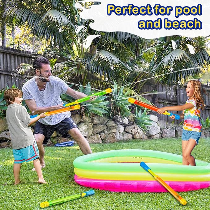 9 Pack Water Gun for Kids Adults, Pool Toys Squirt Gun for Kids Ages 3-5 4-8 8-12,Super Water Soaker Blaster for Party Favors Outdoor Backyard Summer Activities