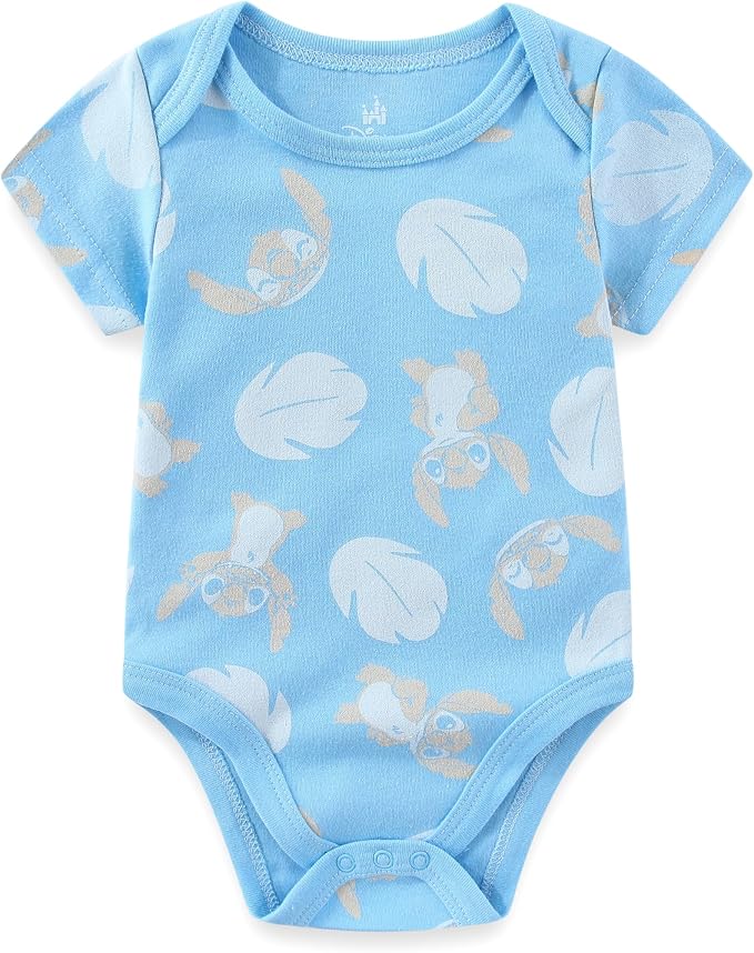 Disney Baby Toy Story Mickey Mouse Cars Winnie the Pooh Boys 3 Pack Bodysuit Creeper for Newborn and Infant
