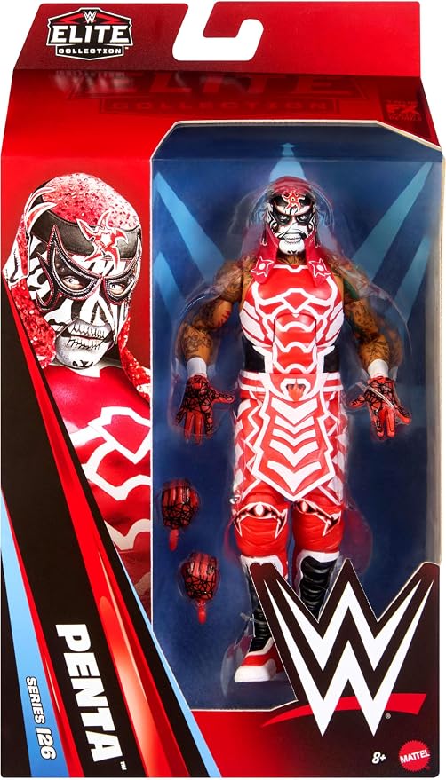 Mattel WWE Elite Action Figure & Accessories, Series #126 Set, 6-inch Collectible Penta with 25 Articulation Points & Swappable Hands