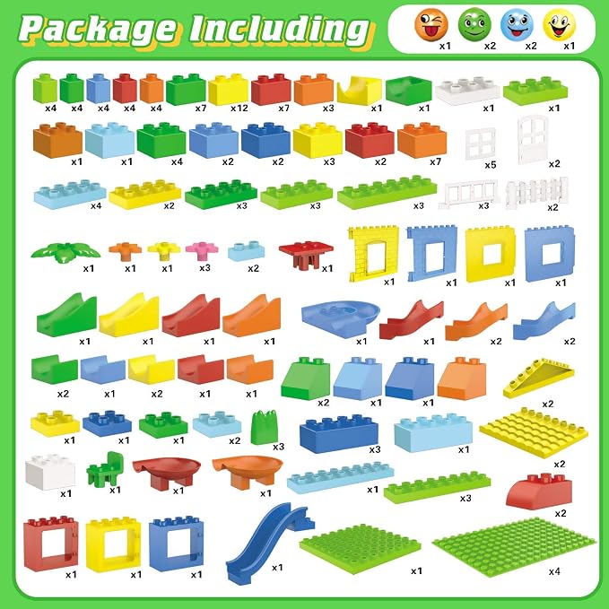 Marble Run Building Blocks with 6 Balls, 179 Pcs Big Castle Building Toy Set Compatible Classic Blocks Maze Track, Marble Runs for Kids 4-8, Stem Learning Toddler Toys Gifts for Boys Girls Kids