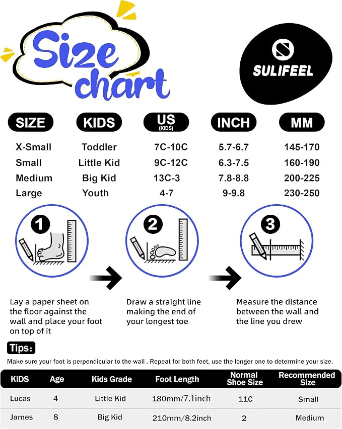 SULIFEEL Rainbow Unicorn 4 Size Adjustable Roller Skates for Girls Boys for Kids Ages 3-5 5-8 6-12 Children Skates Indoor Outdoor