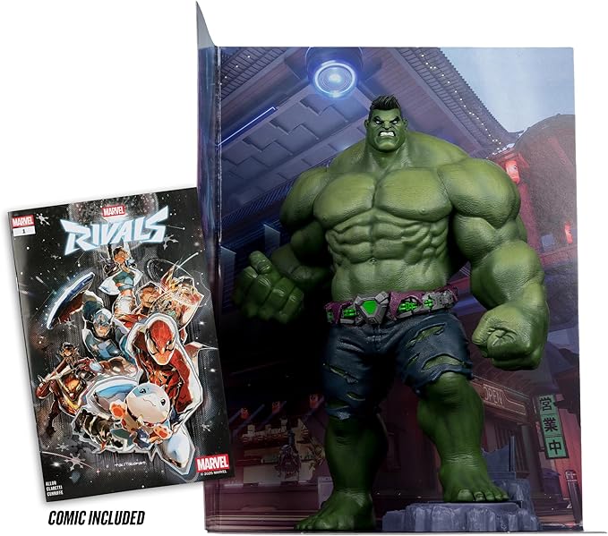 McFarlane Toys- Marvel Rivals The Hulk 1:6th Scale Collectible (Green or Gray Variant)
