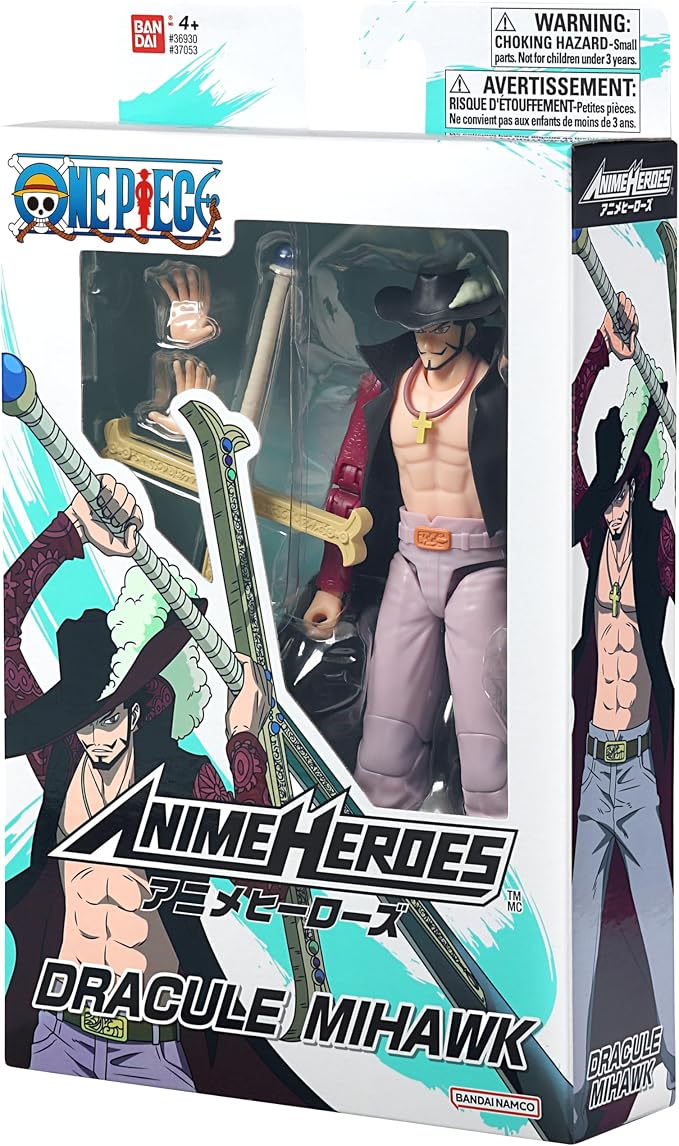 ANIME HEROES - One Piece - Dracule Mihawk Action Figure