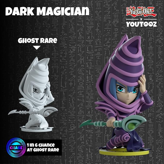 Youtooz Yu-Gi-Oh Dark Magician 5" Vinyl Figure, Yugioh Anime Dark Magician Action Figure Based on The Yu gi oh Trading Card Game and Anime Yugioh