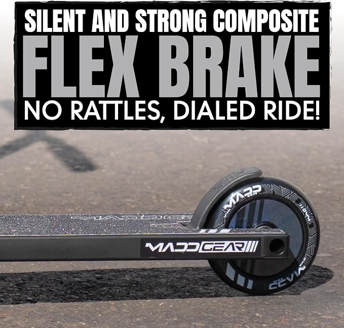 Pro Trick Stunt Scooter for Kids Ages 8-12 – Lightweight Durable 2 Wheel Freestyle Scooter for Skatepark and Street – Easy Assembly – Madd Gear MG3