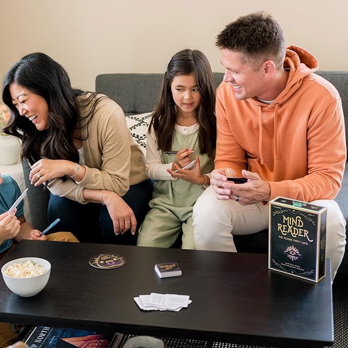 MIND READER – Can You Read Your Friends' Minds? The Fun Mind Reading Psychic Mind Meld Medium Party Christmas Gift for Kids, Adults, Friends & Families - Perfect for Halloween or Board Games Night