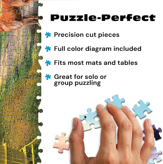 Buffalo Games – 1000 Piece David Maclean My Ocean Hideaway Jigsaw Puzzle Colorful Puzzle for Adults – Precision-Cut Pieces, Beautiful Artwork, and Hours of Relaxing Fun