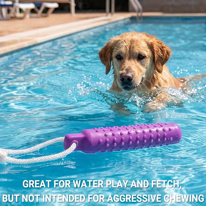 Dog Float Toy - Interactive Training Bumper & Fetching Retrieving Dog Water Toys Dummy Outdoor - Lightweight for Float on the Water Pool Fetch Pet Toys for Small, Medium, Large Dogs