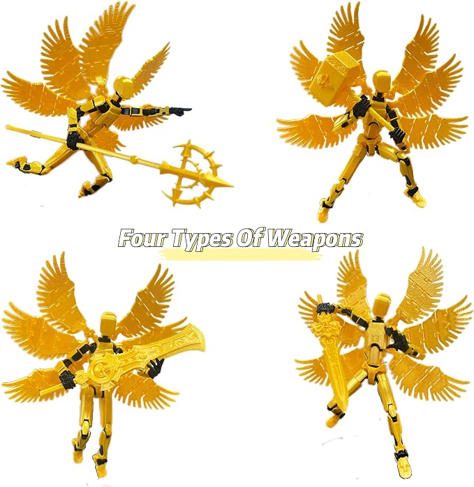 (Assembly Completed) Titan13 Action Figure Set, Dummy 13 3D Printed Action Toy Gifts for Kids, Robot 13 Action Figure Full Body Mechanical Doll Christmas Birthday Gift for Boys Girls