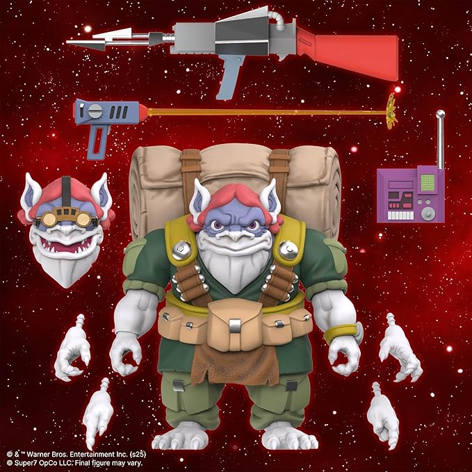 Super7 ULTIMATES! SilverHawks Hardware (Toon) - 7" SilverHawks Action Figure with Accessories - Classic Cartoon Collectibles and Retro Toys