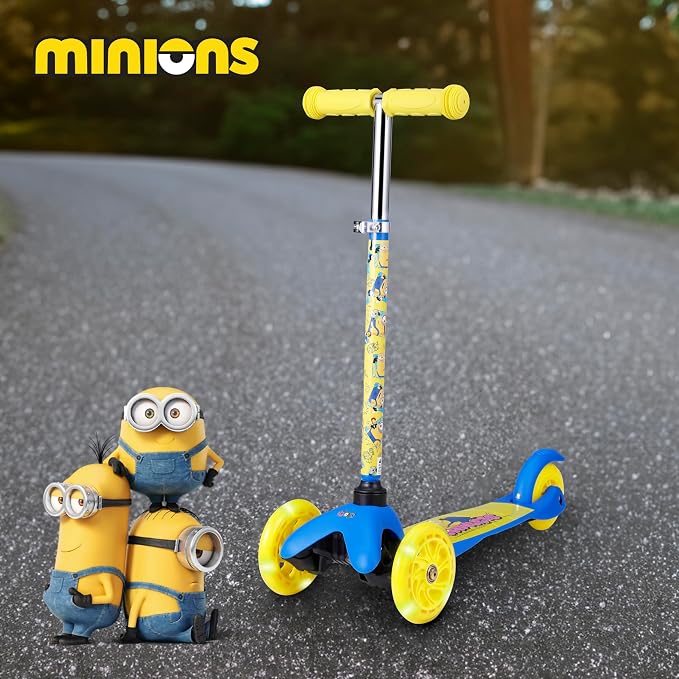 Kick Scooter for Kids, 3 Wheel Self Balancing, Light Up LED Wheels