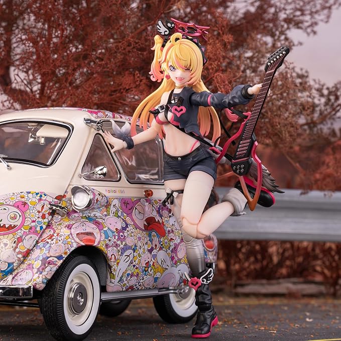 Pipigirl 1/12 Scale Anime Style Action Figures Kits, Magical Angel Hoshikawa Neko, 6.5 in Collectible Action Figures, No Assembly Required
