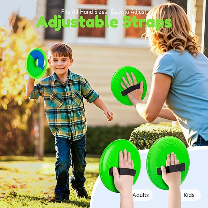 Upgraded Toss and Catch Ball Game Set, Beach Pool Toys Outdoor Games for Kids Toys, Outside Family Lawn Yard Games, for Boys Girls 3 4 5 6 7 8 9 10 11 12 Years Old