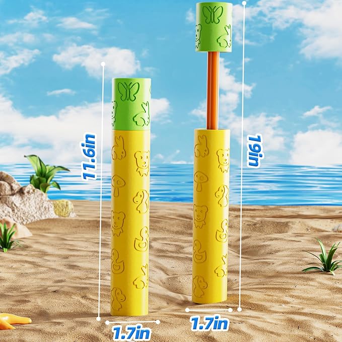 6 Pack Water Guns for Kids Adults, Pool Toy for Boys Girls Ages 4-8 8-12, Ideas Gift Toys for Summer Outdoor Swimming Pool Backyard Beach Water Game