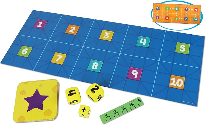 Learning Resources Code & Go Robot Mouse Math Pack, Screen-Free Coding & Math Expansion Set, Early STEM Learning for Kids Ages 5+