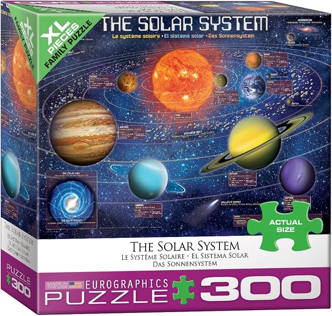 EuroGraphics (EURHR) The Solar System Illustrated 300Piece Puzzle 300Piece Jigsaw Puzzle