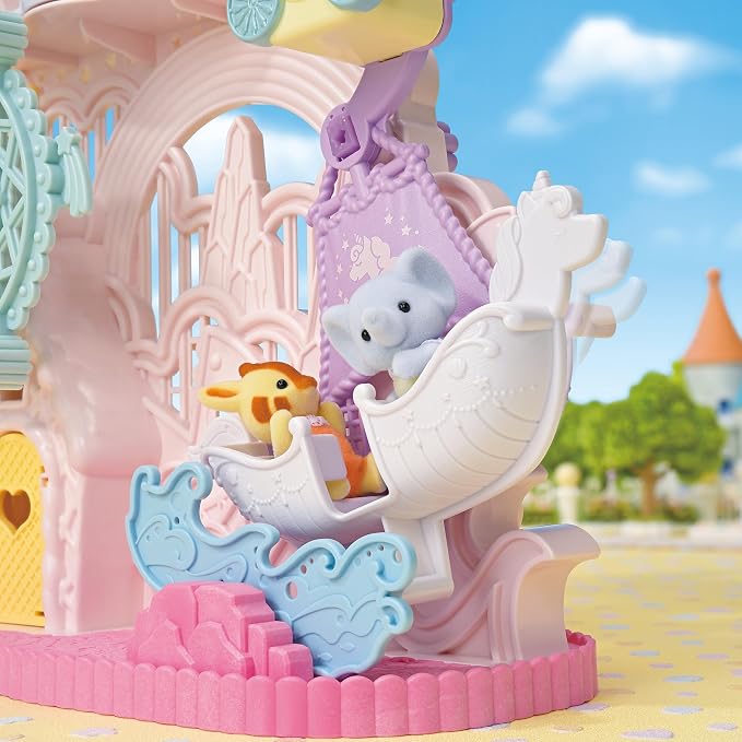 Calico Critters Baby Dream Amusement Park, Dollhouse Playset with 1 Collectible Doll Figure