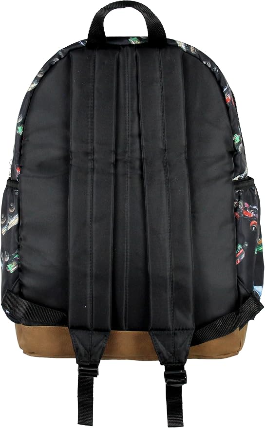 INTIMO Monster Jam Trucks Dragon Zombie Grave Digger Megalodon All Over Print Backpack (Pack of 2)