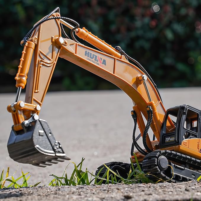 Gemini&Genius Heavy Duty Excavator Toy Dump Truck Toys for Kids, Construction Site Playset, Metal Construction Vehicles, Outdoor Sandbox Car Toys Gifts for Kids 4 5 6 7 8 Years Old Boys Girls Toddlers