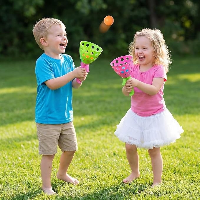 Bennol 4 Pack Outdoor Game Toys for Kids Boys with 20 Balls Pop Pass Catch Ball Game Outside Toys Gifts for 3 4 5 6 7 8+ Year Old Boys Kids Outside Outdoor Gifts for Ages 3-5 4-8