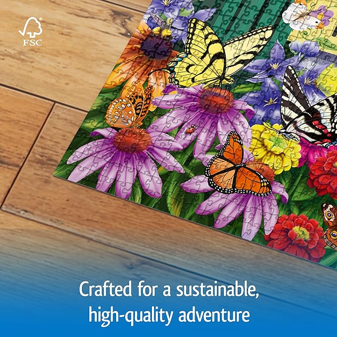 Wonder Forge Garden Neighbors 1000 Piece Jigsaw Puzzle for Adults | Unique, Perfectly-Fitting Pieces | Fun, Vibrant Imagery | Amazon Exclusive
