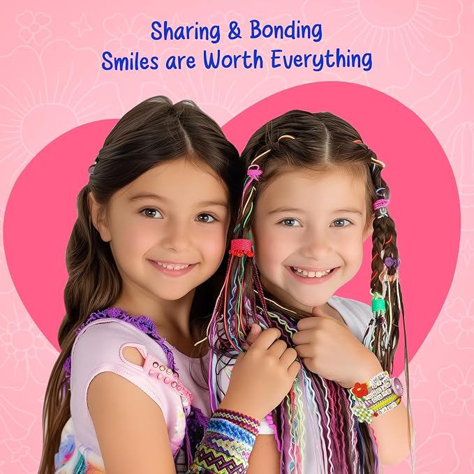 CEUCAL Bracelet Making Kit for Girls - Friendship Bracelet Kit - Birthday Gifts for Ages 6 7 8 9 10 11 12 Year Old Girl, Arts and Crafts for Kids Ages 8-12 Teen String Bracelets DIY Maker