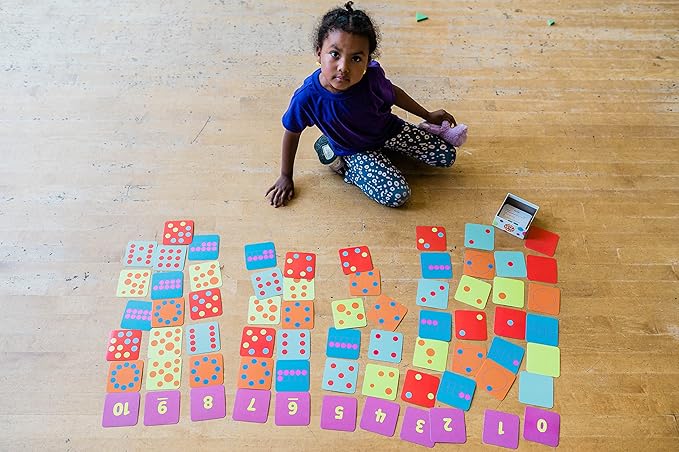 Tiny Polka Dot - the Math-Enriched Card Deck for Kids Ages 3–8 | Includes 16 Games that Playfully Teach Counting, Arithmetic & Logic | Early Math Learning Game for 1-6 Players