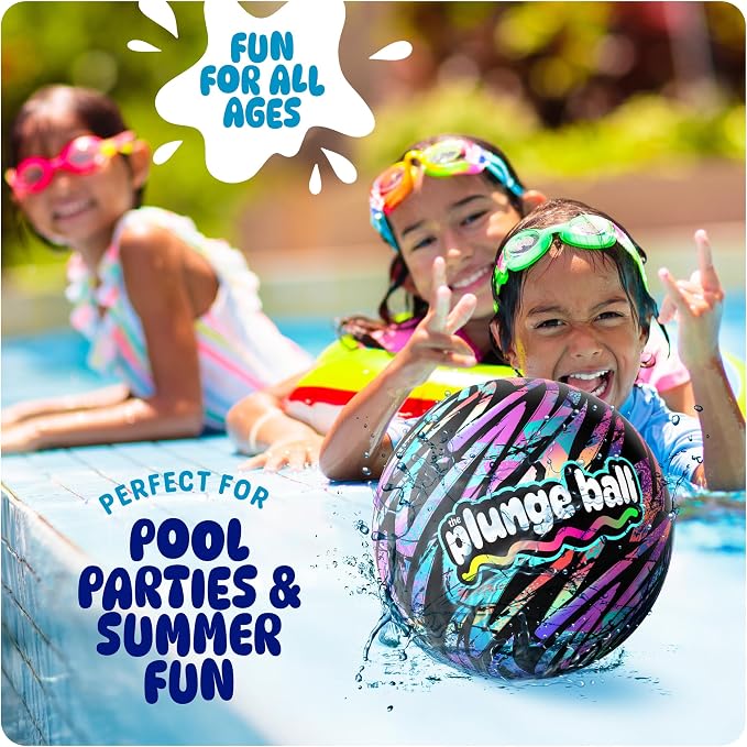 HydroSport Plunge Ball - Pool Toys - Swimming Pool Games for Kids, Adults and Family - Water Balls - Water Toys for Kids Ages 8-12 - Teens, Boys Fun Stuff - Swim Balls Sports Accessories (9 Inch)