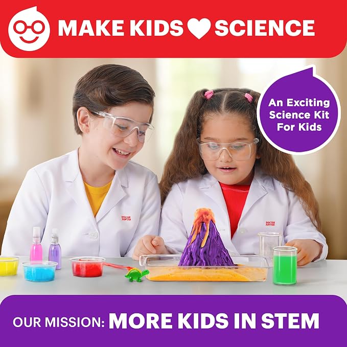 Doctor Jupiter My First Amazing Science Kit for Kids Ages 4-5-6-7-8 | STEM Toy with 100+ Experiments | Learning & Educational Projects