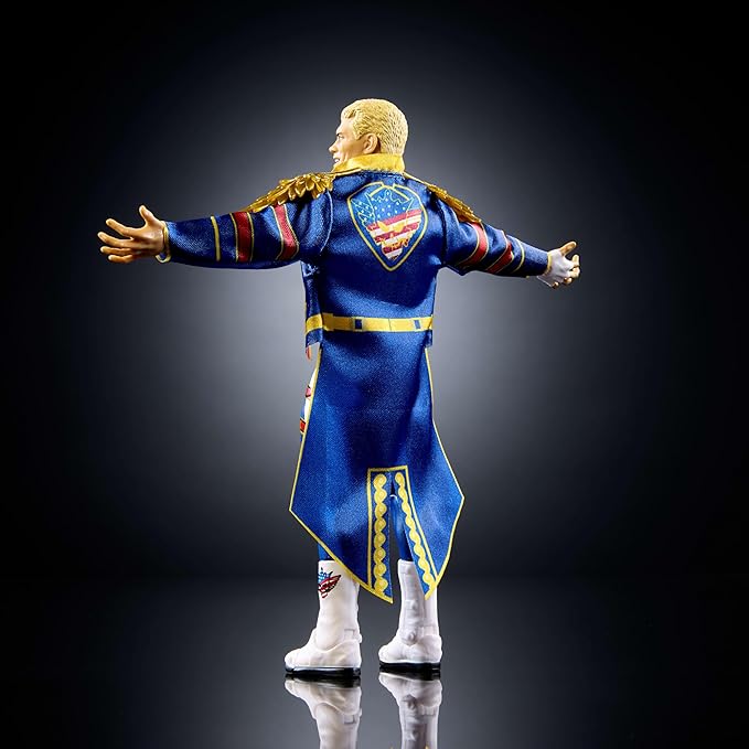 Mattel WWE Ultimate Edition Action Figure & Accessories Including Swappable Heads & Hands, SummerSlam Cody Rhodes 6-inch Collectible Set (Amazon Exclusive)