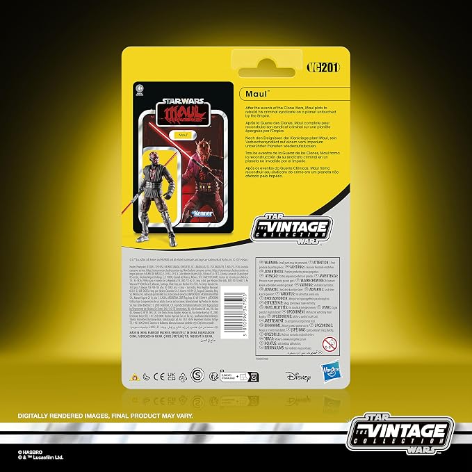 STAR WARS The Vintage Collection Maul, Maul - Shadow Lord Premium 3.75 Inch Collectible Action Figure