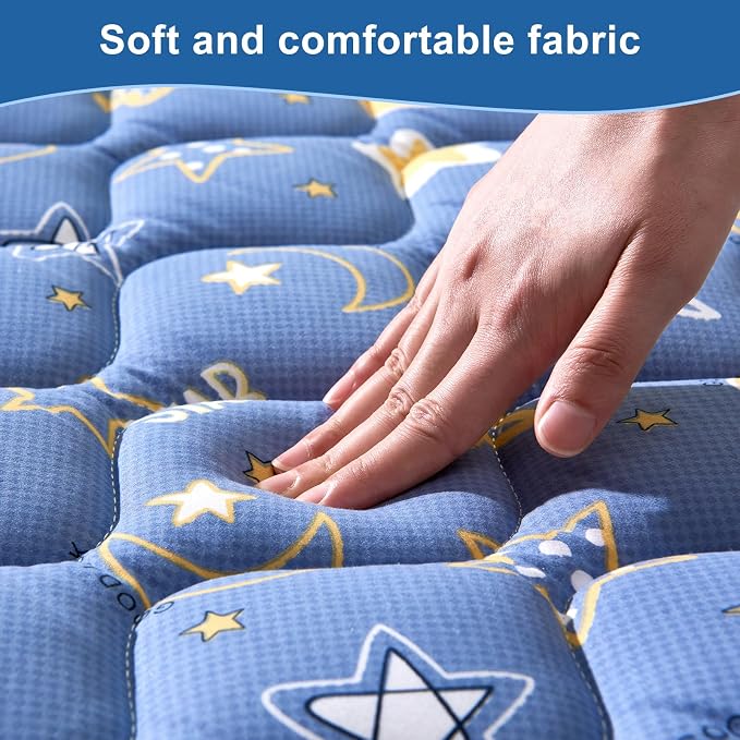 Odorless Premium Foam Baby Play Mat 79" x 59", Soft Microfiber Fabric Crawling Mat for Floor- Comfortable and Hypoallergenic, Non-Slip Cushioned Floor Playpen mat for Infants,Babies,Toddlers