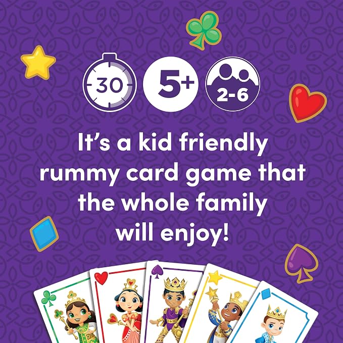 Five Crowns Jr Card Games for Kids – Family Games Night, Card Games for Families, Multi-Player, Screen Free, Travel Games, Playing Cards, Family Activities