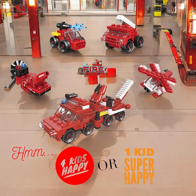 QStar Mini 16 Car Building Blocks Compatible with Lego Party Favors for Kids, Prizes for Kids Classroom, Goodie Bag Fillers