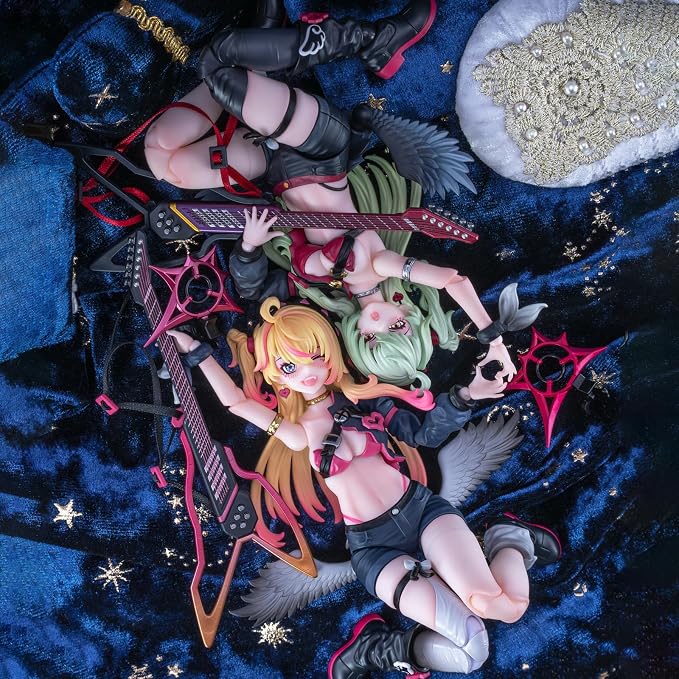 Pipigirl 1/12 Scale Anime Style Action Figures Kits, Magical Angel Hoshikawa Neko, 6.5 in Collectible Action Figures, No Assembly Required