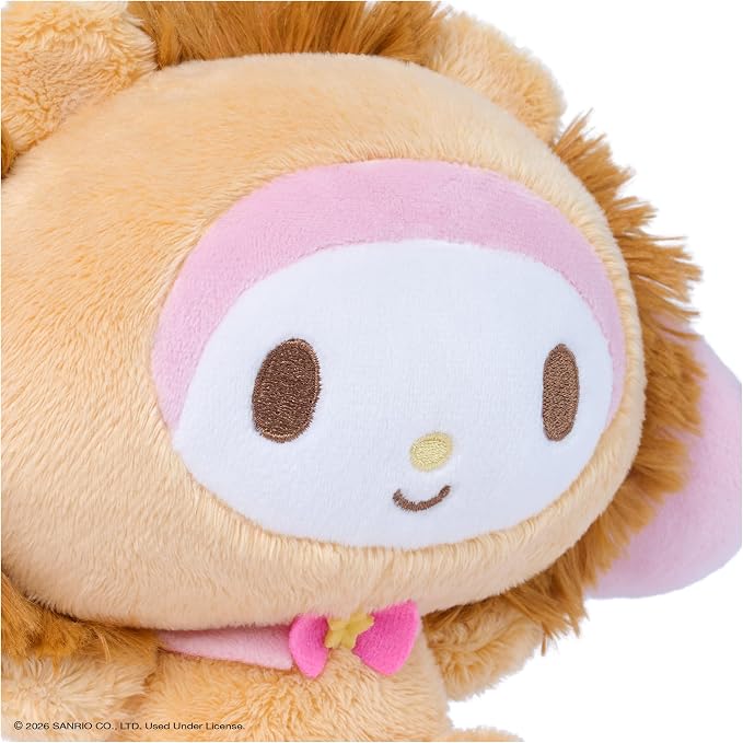 GUND Sanrio Official Hello Kitty and Friends My Melody Circus Lion, Collectible Plush Toy, Lion Stuffed Animal for Ages 1 and Up, 6”